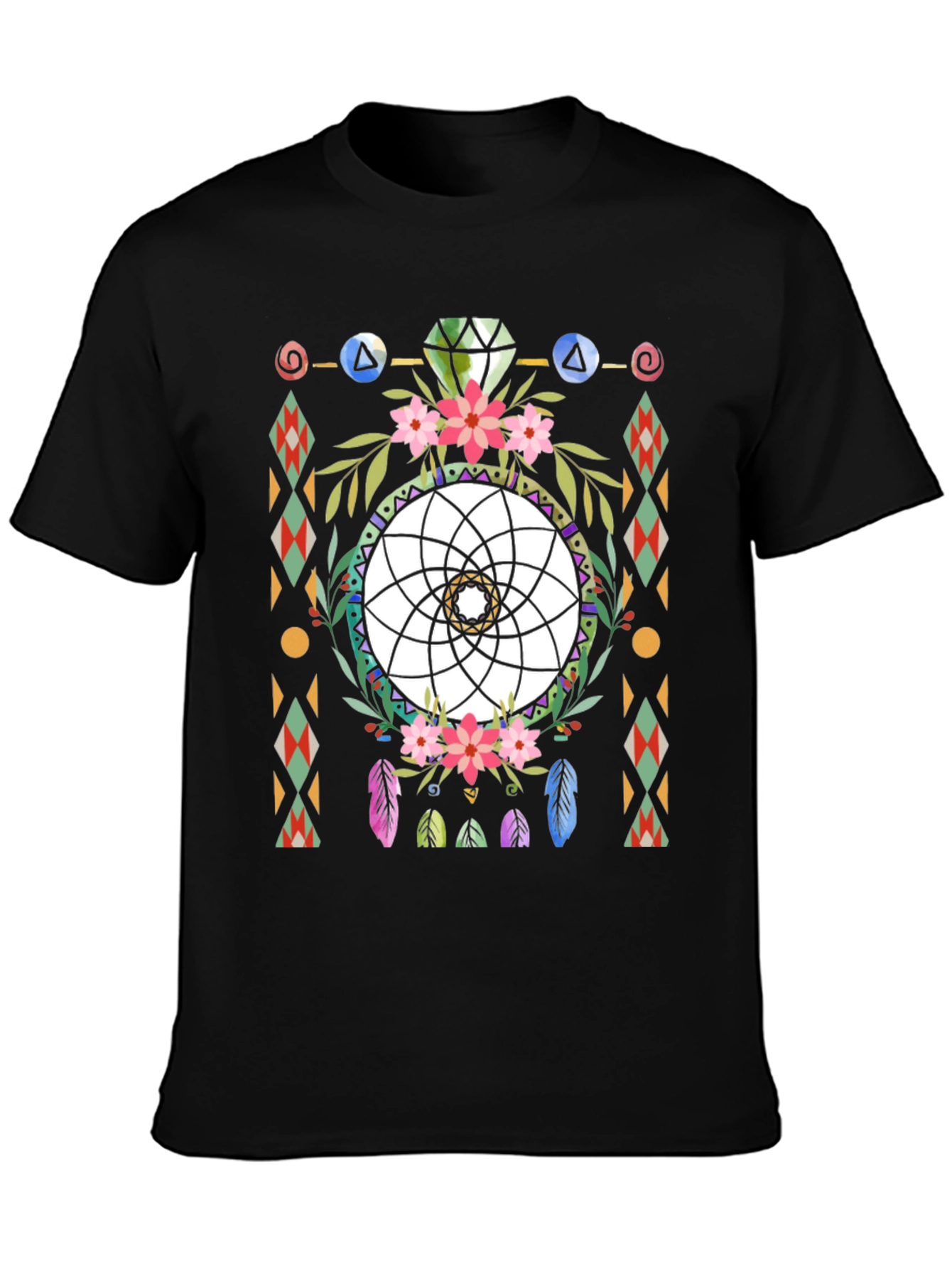Dreamcatcher Graphic Tee - Bohemian Style