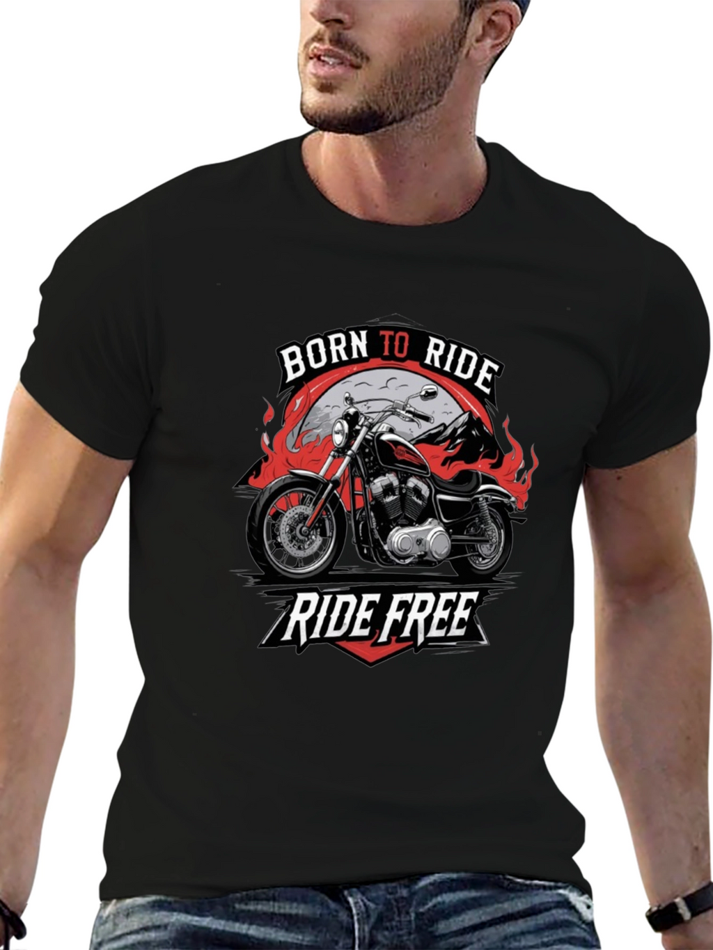 Born to Ride Black T-Shirt