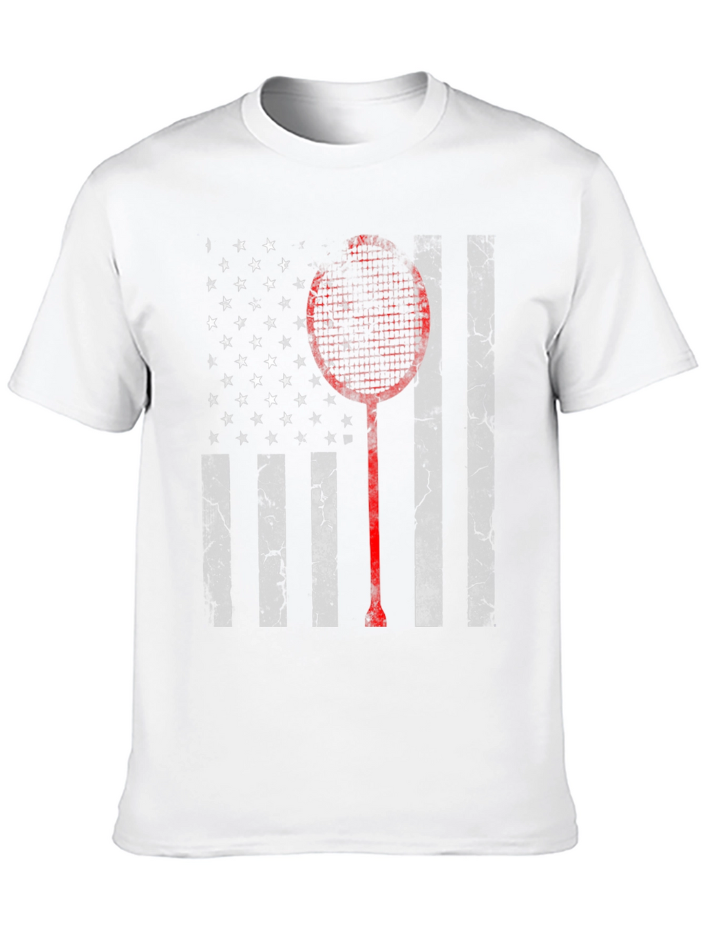 American Flag Badminton Graphic Tee