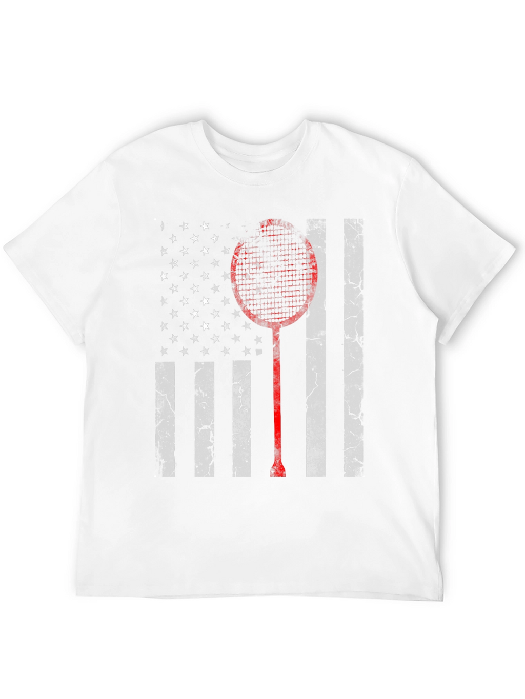 American Flag Badminton Graphic Tee