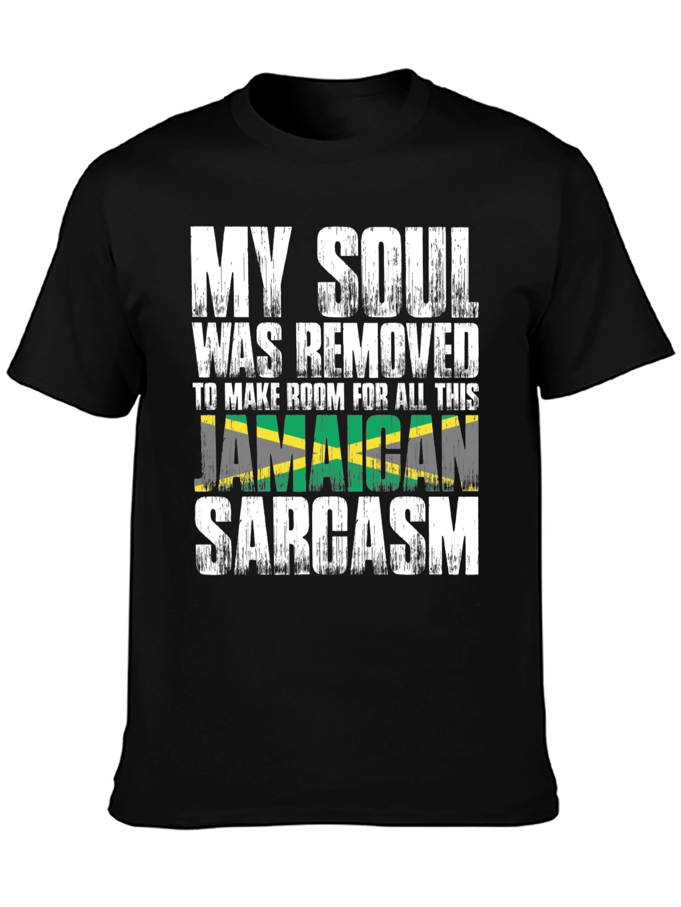 Jamaican Sarcasm Graphic Tee - Black