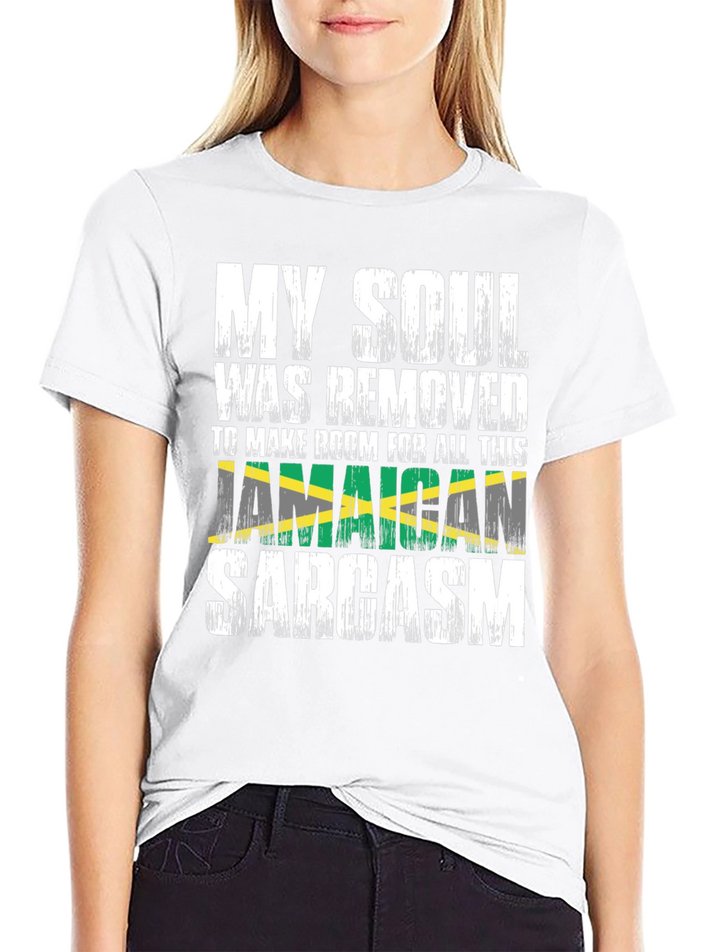 Jamaican Sarcasm Graphic Tee - Black
