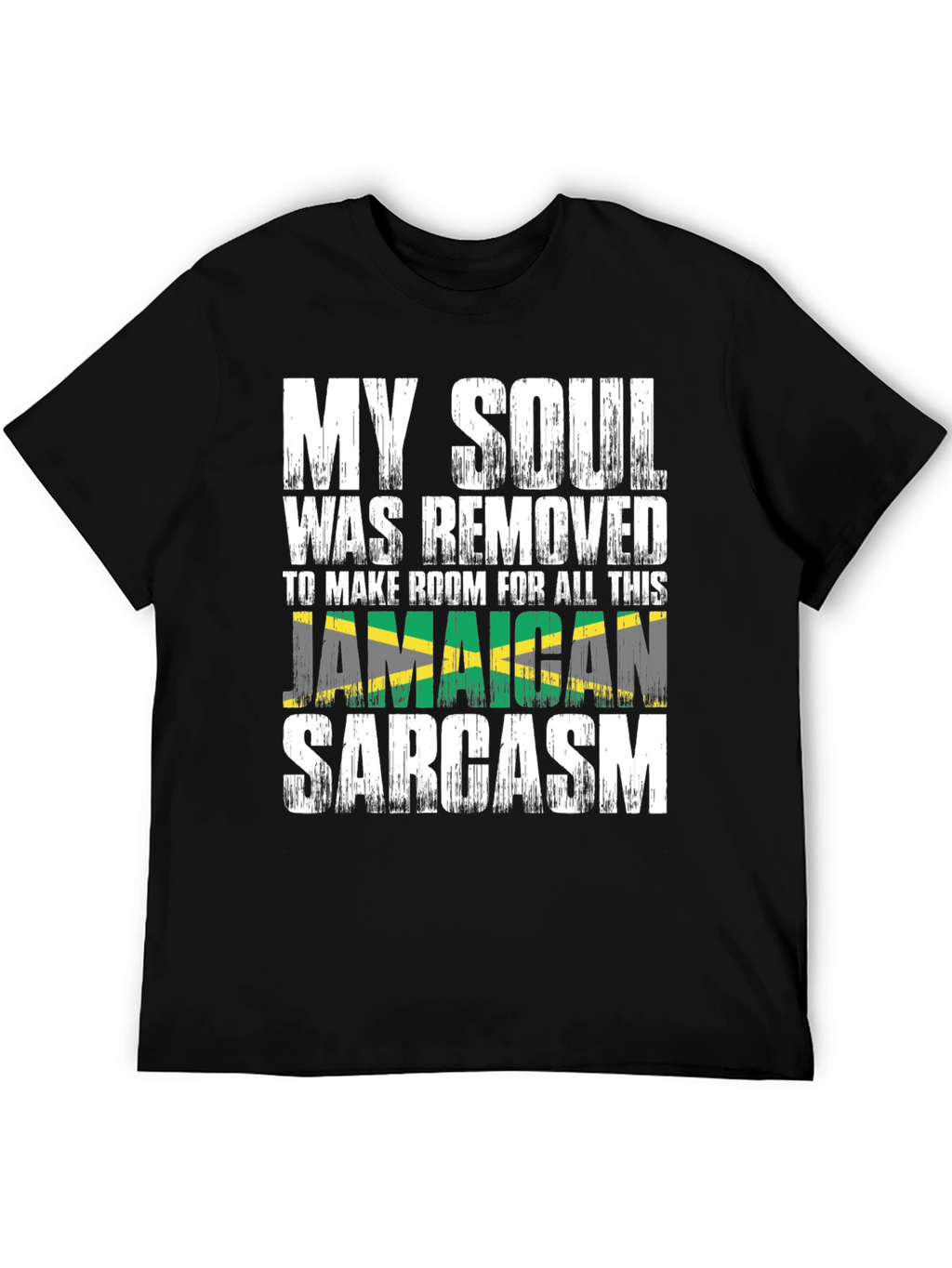 Jamaican Sarcasm Graphic Tee - Black