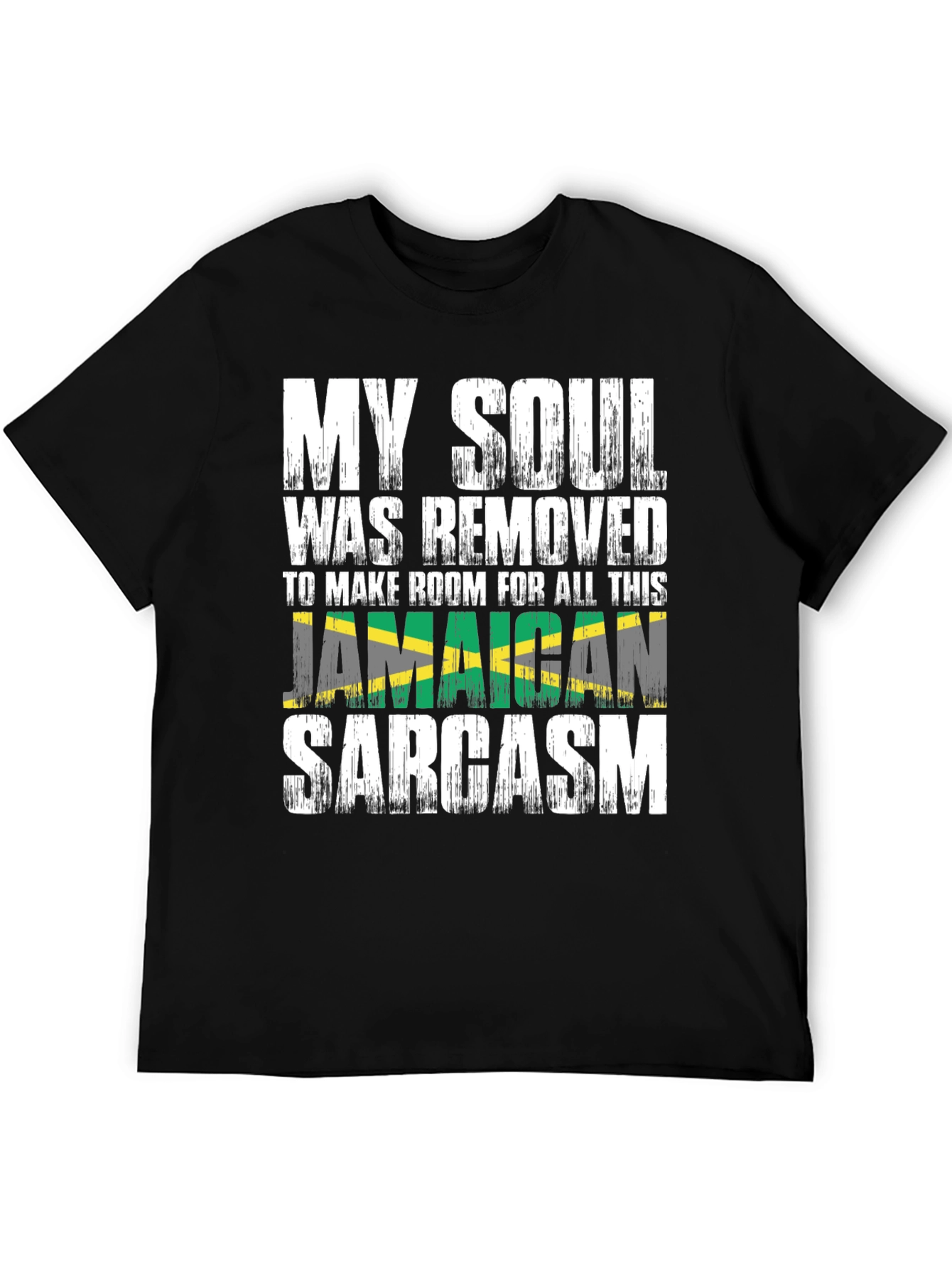 Jamaican Sarcasm Graphic Tee - Black