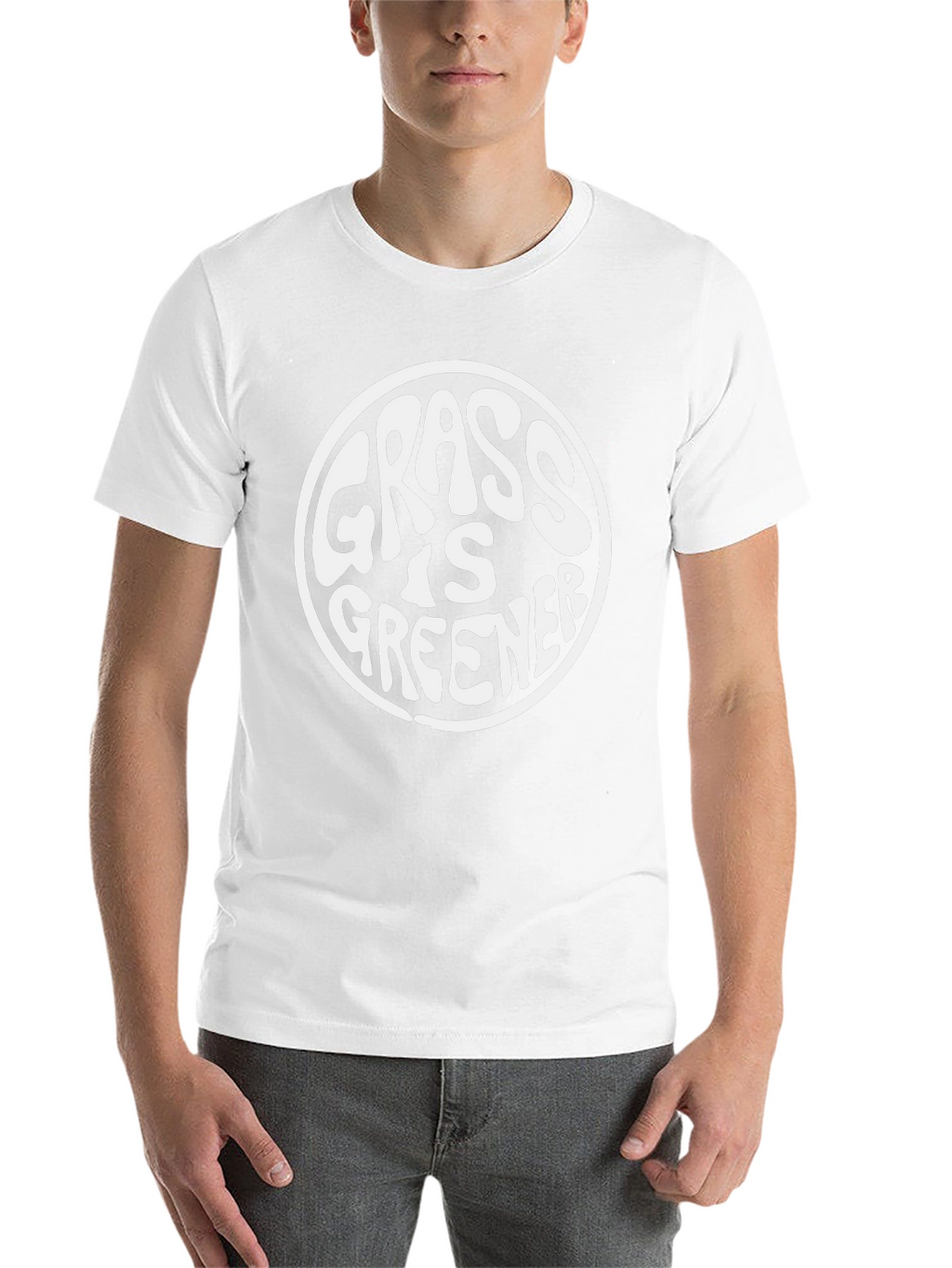 Grass Is Greener T-Shirt - Black Classic Fit