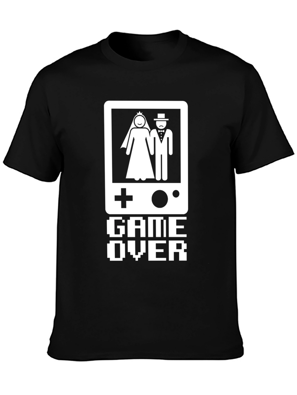 Game Over Wedding T-Shirt - Gamer Couple Tee
