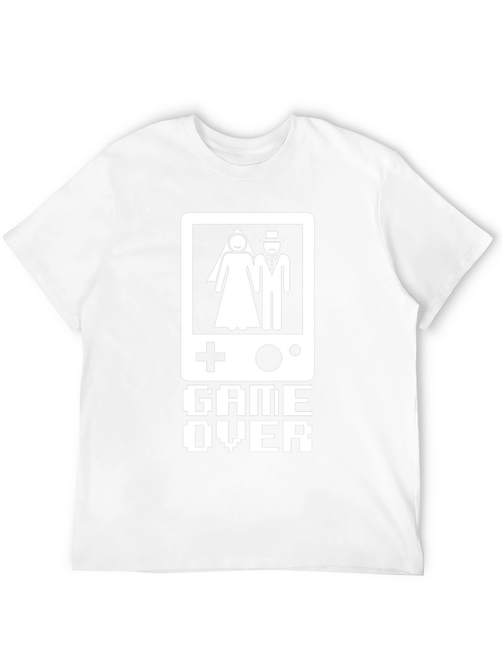 Game Over Wedding T-Shirt - Gamer Couple Tee
