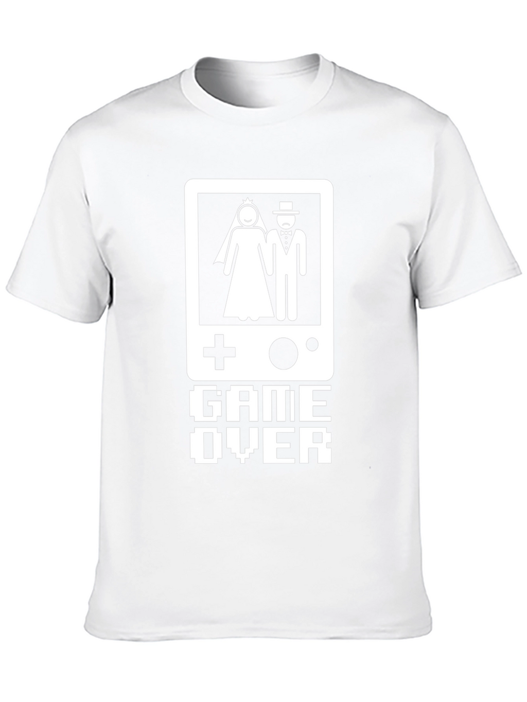 Game Over Wedding T-Shirt - Gamer Couple Tee