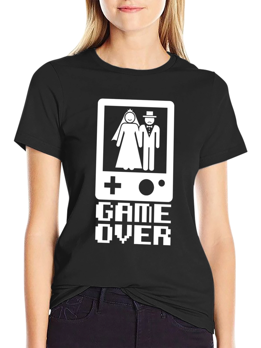 Game Over Wedding T-Shirt - Gamer Couple Tee