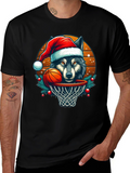 Wolf Dunk Christmas T-Shirt