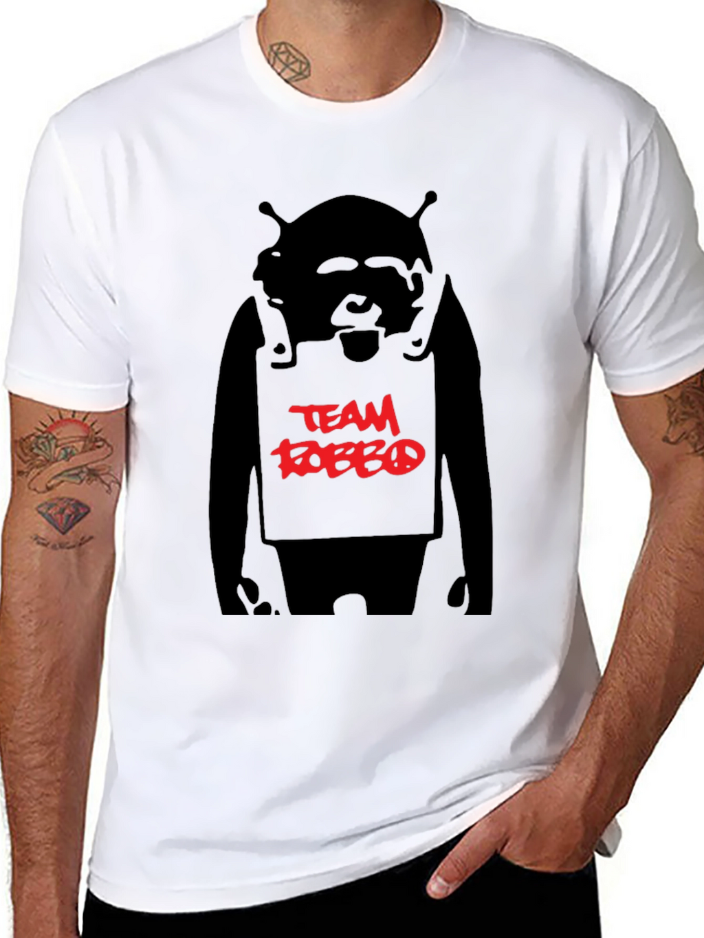 Team Robbo Black Graphic Tee