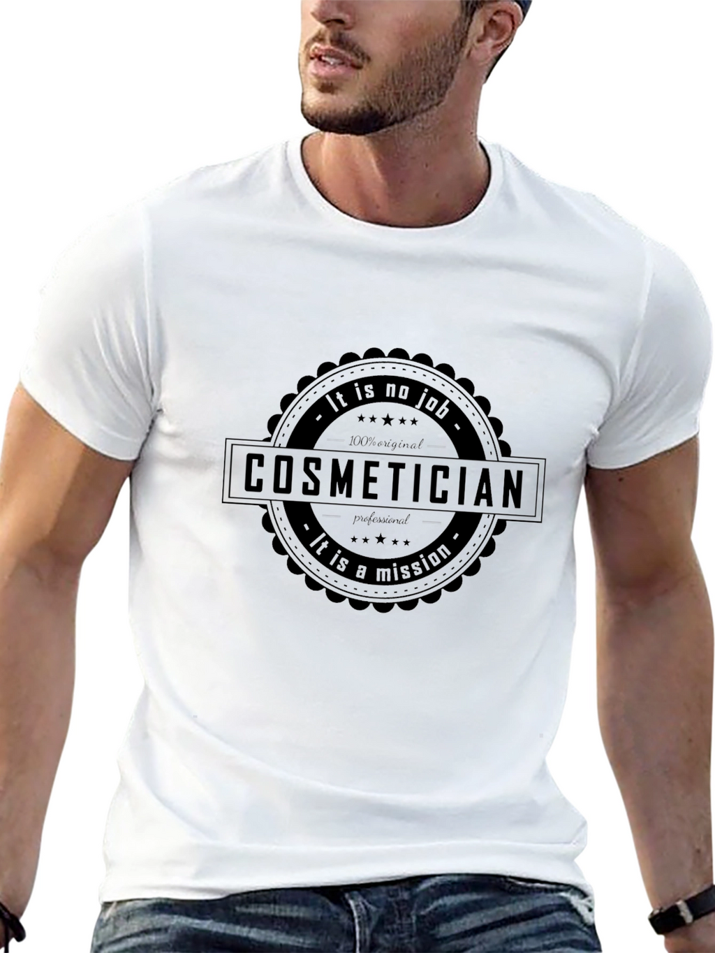 Cosmetician Mission Black T-Shirt