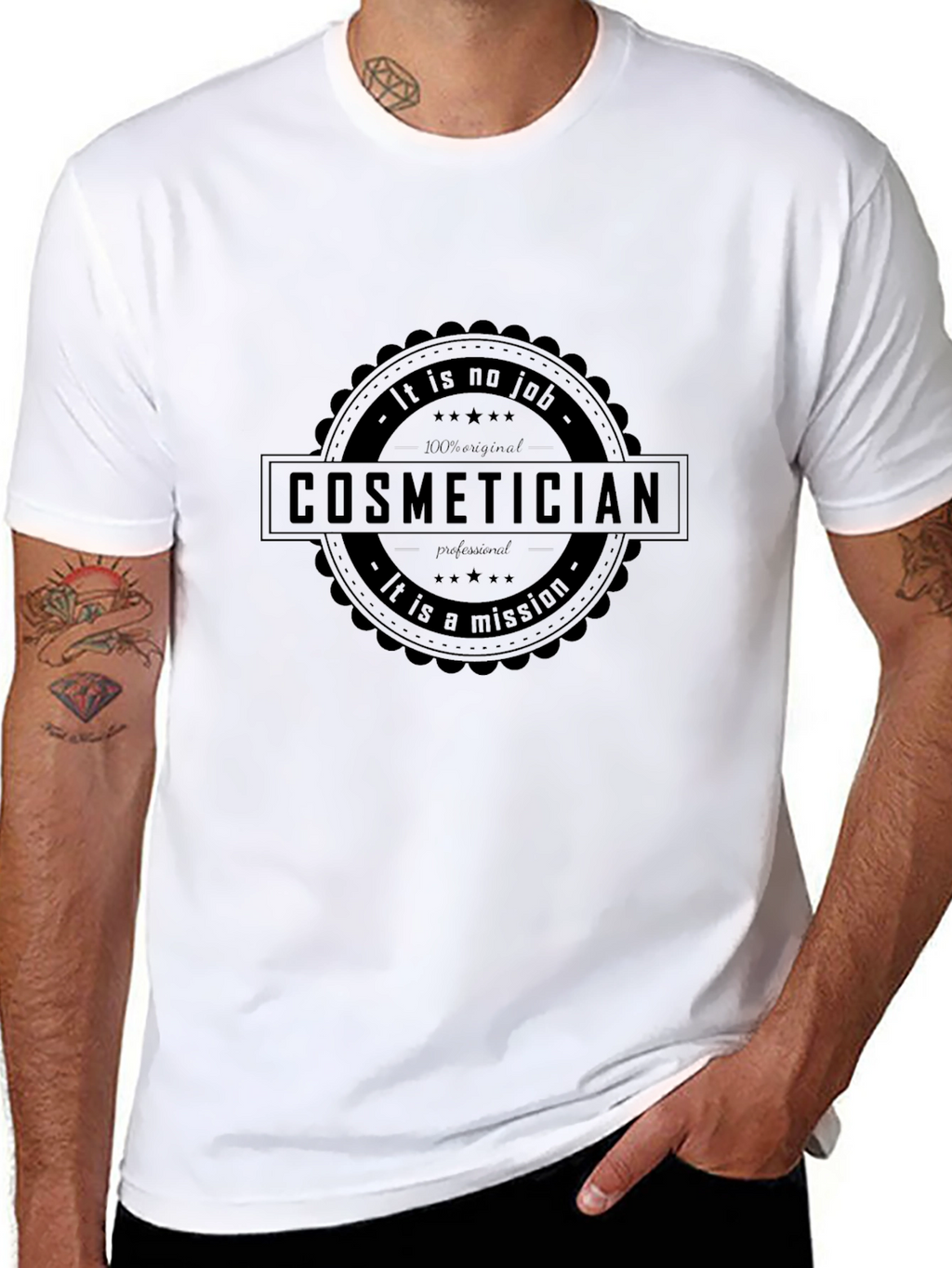 Cosmetician Mission Black T-Shirt