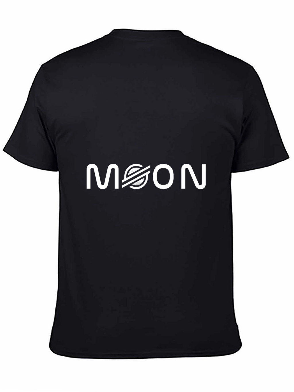 Moon Crypto Graphic Black T-Shirt