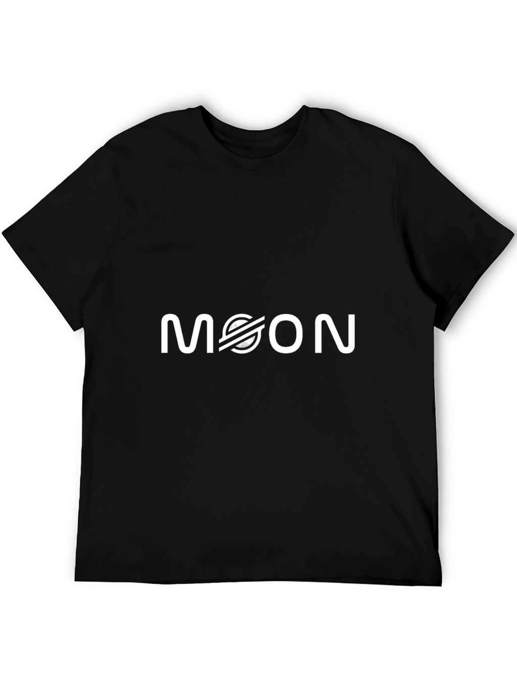 Moon Crypto Graphic Black T-Shirt