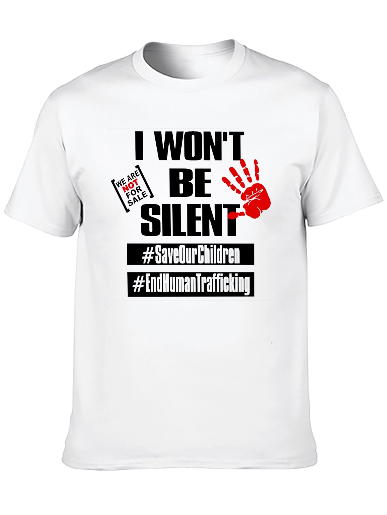 I Wont Be Silent T-Shirt: Save Our Children