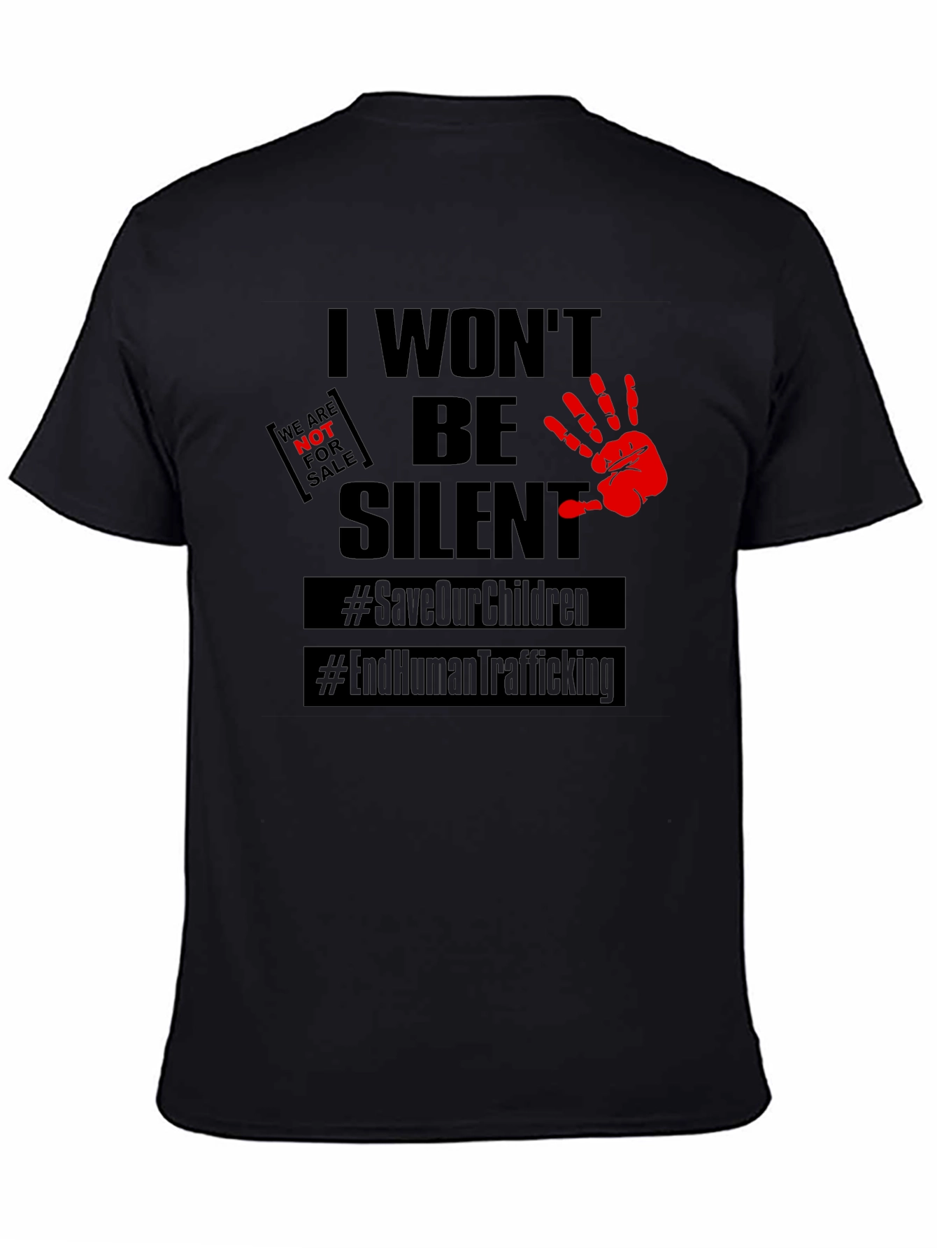 I Wont Be Silent T-Shirt: Save Our Children