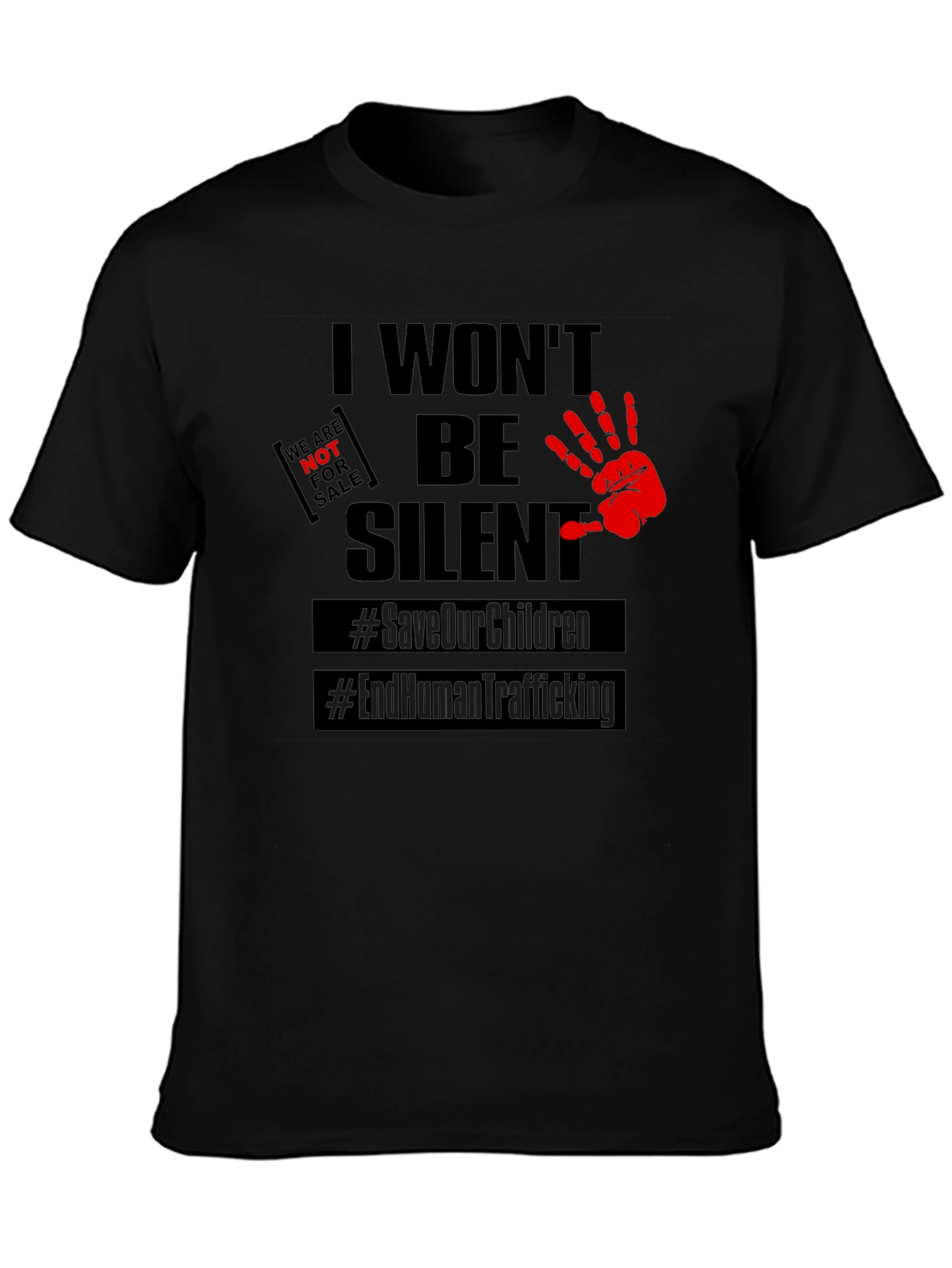 I Wont Be Silent T-Shirt: Save Our Children