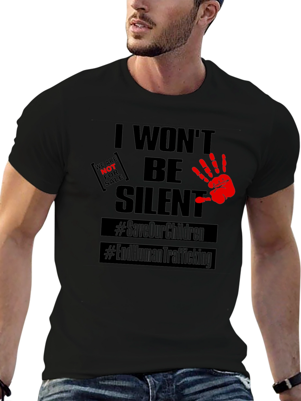 I Wont Be Silent T-Shirt: Save Our Children
