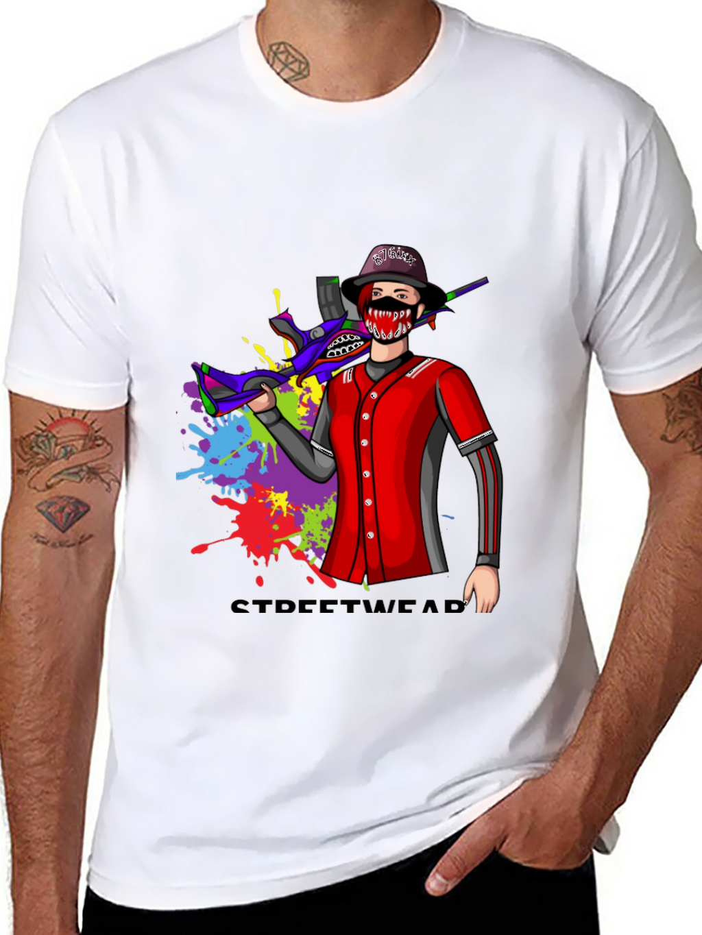 Streetwear Style Graphic T-Shirt - Bold Design