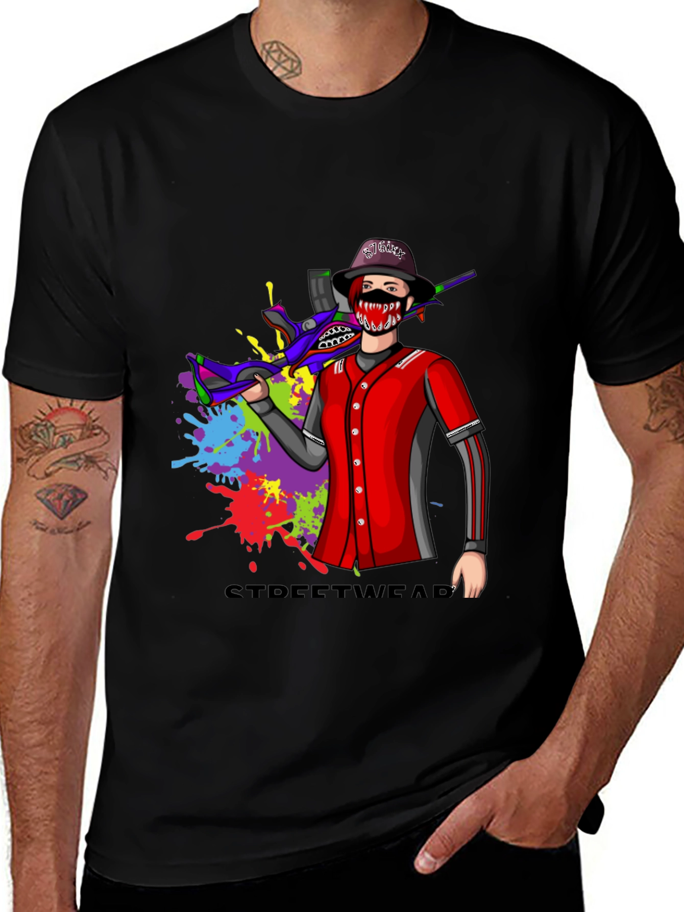 Streetwear Style Graphic T-Shirt - Bold Design