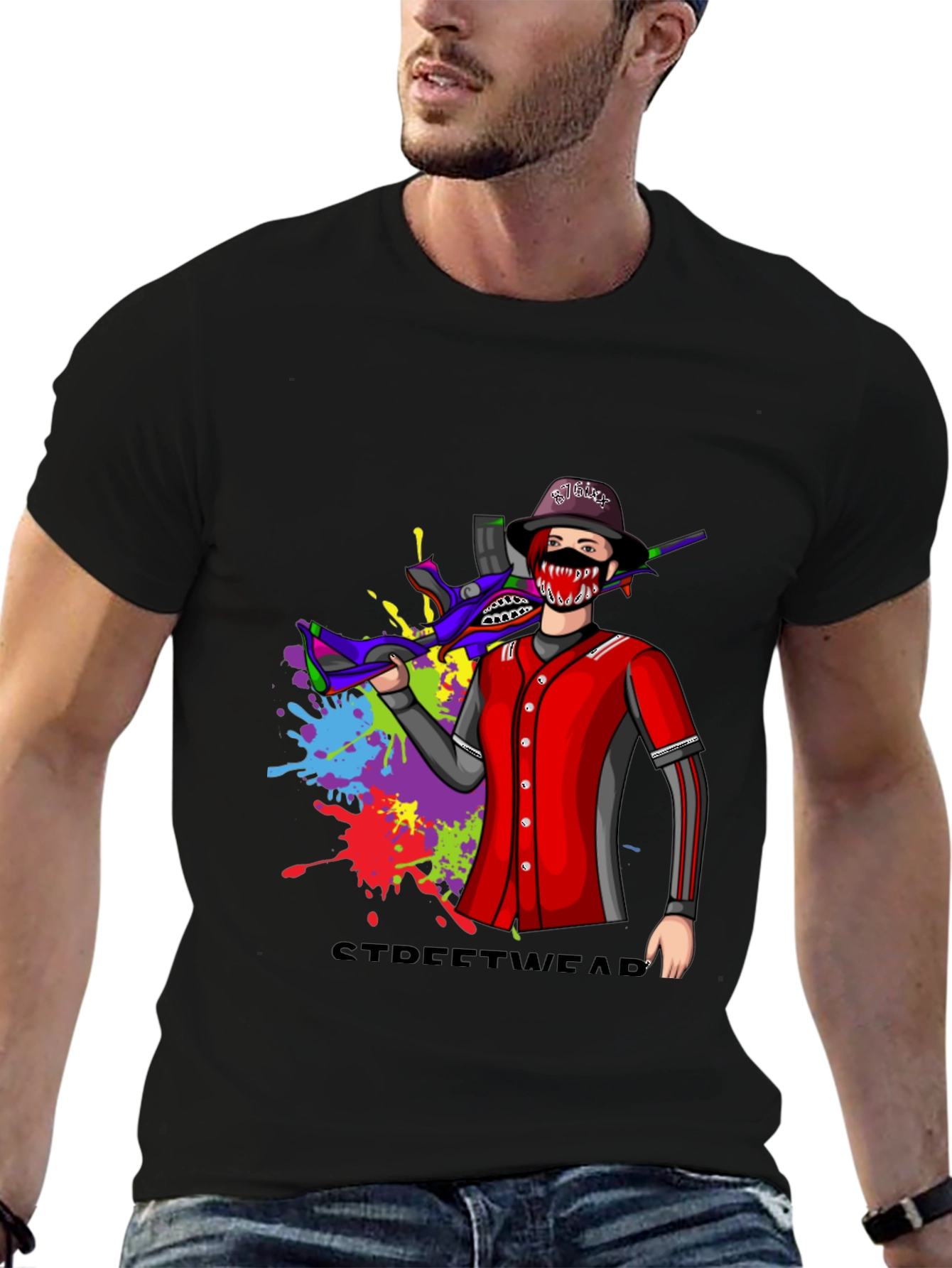 Streetwear Style Graphic T-Shirt - Bold Design