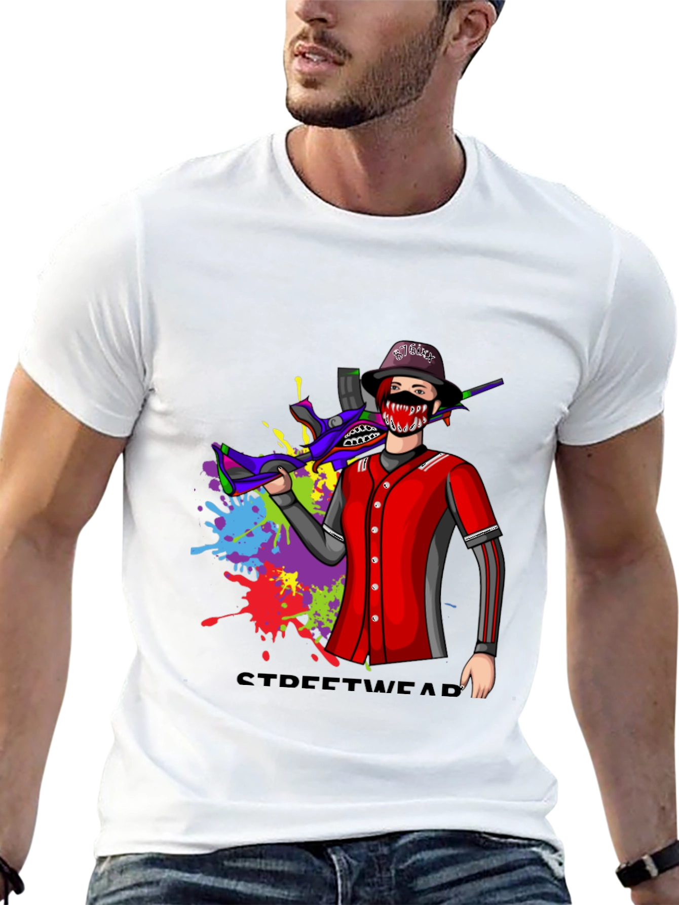 Streetwear Style Graphic T-Shirt - Bold Design