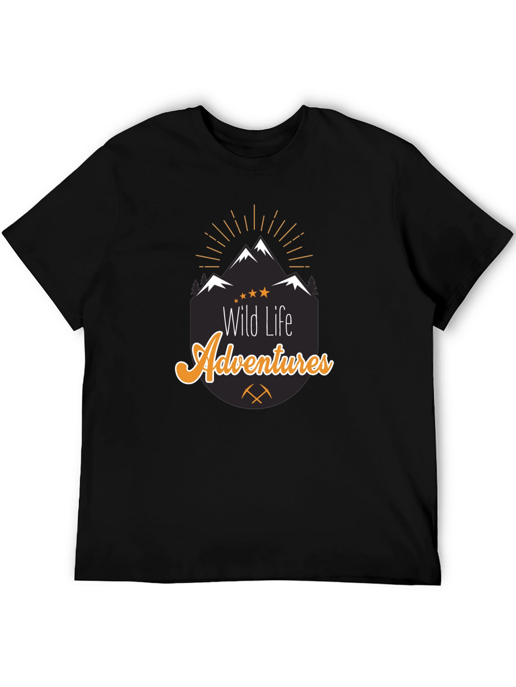 Wild Life Adventures Black T-Shirt