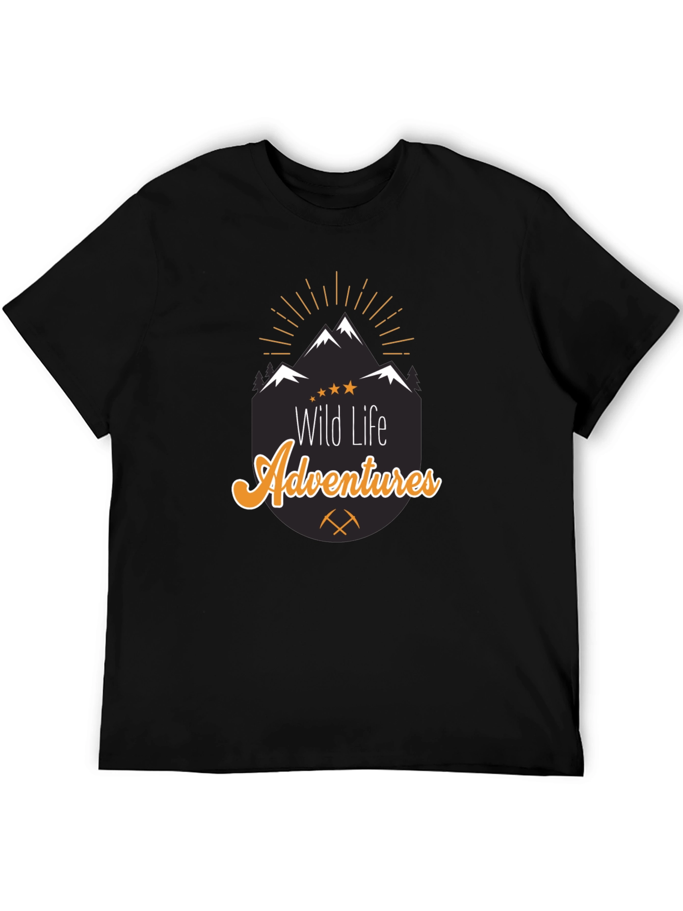 Wild Life Adventures Black T-Shirt
