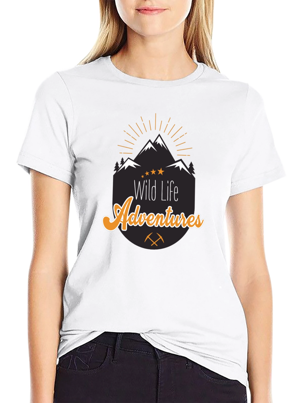 Wild Life Adventures Black T-Shirt