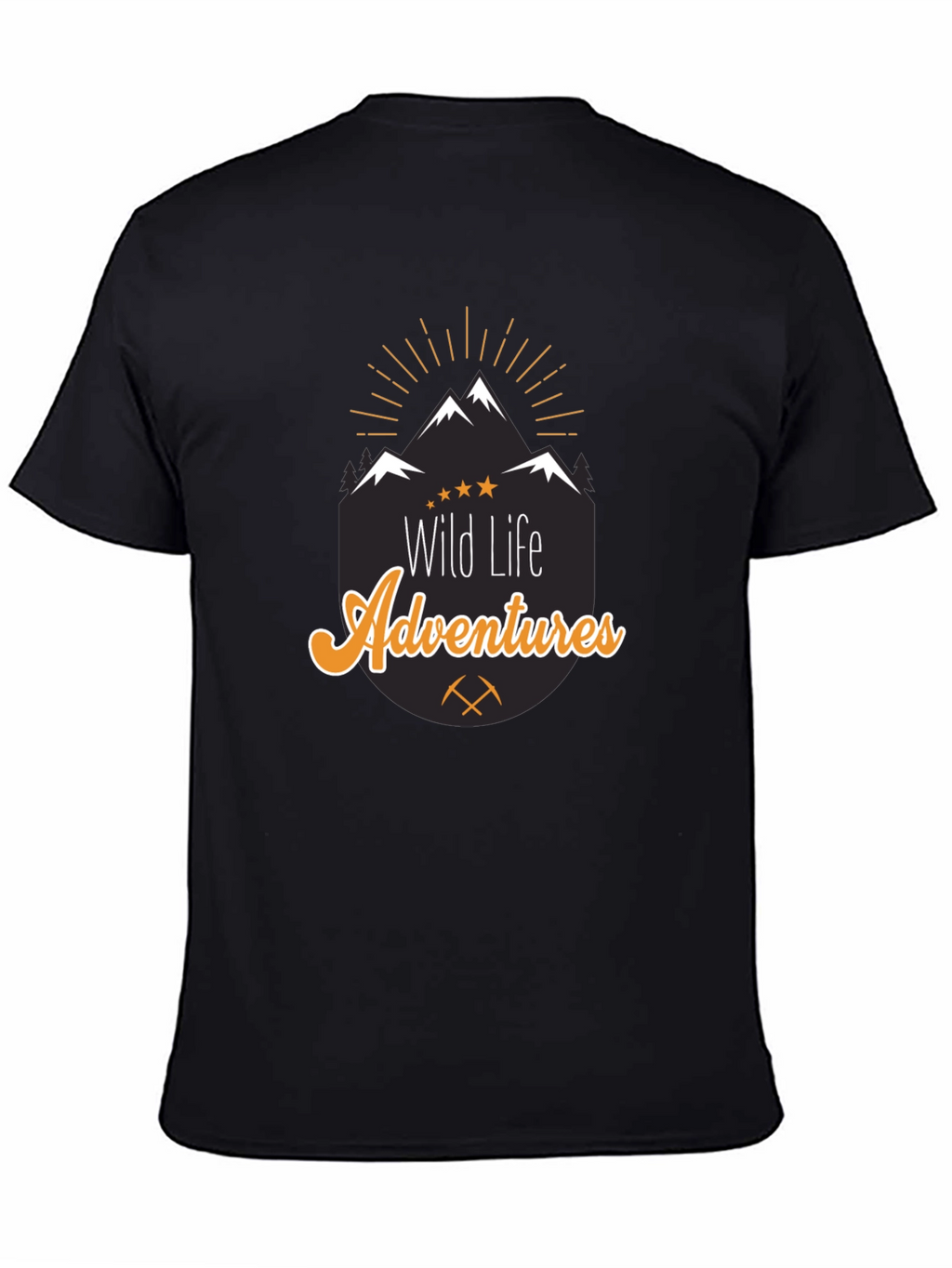 Wild Life Adventures Black T-Shirt