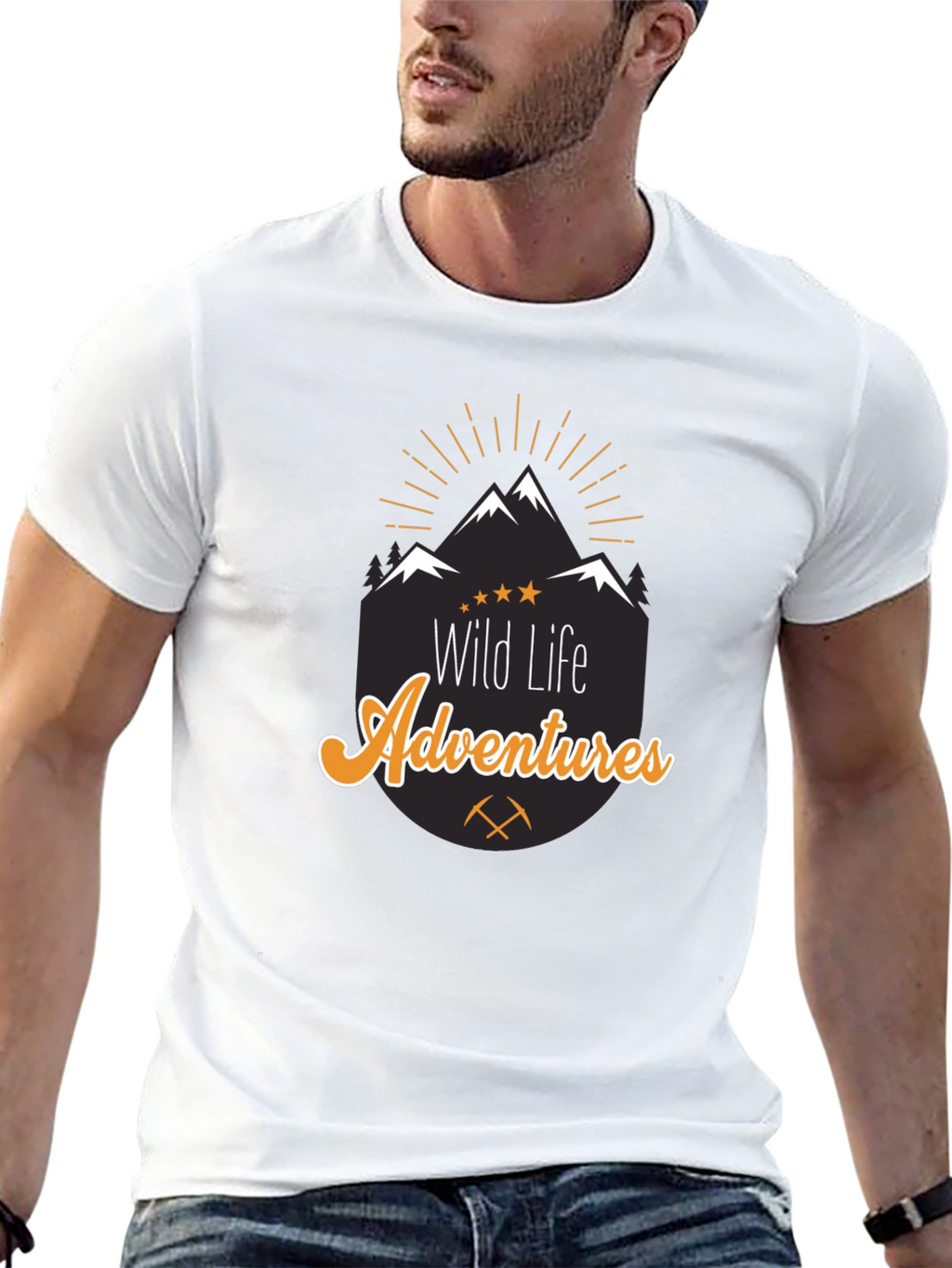 Wild Life Adventures Black T-Shirt