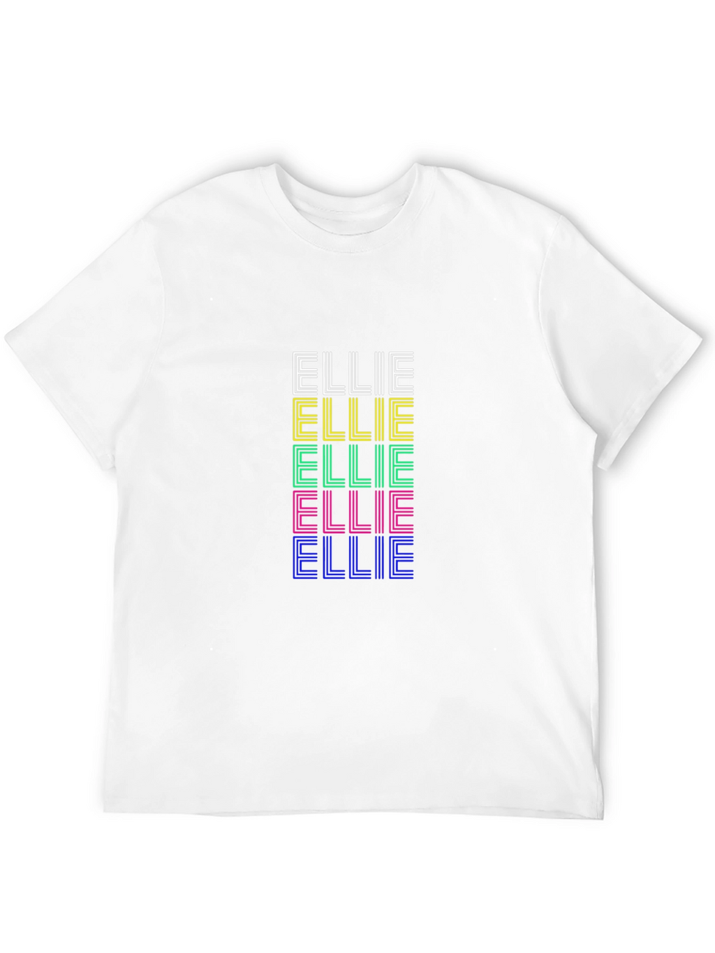 Retro Ellie Colorful T-Shirt