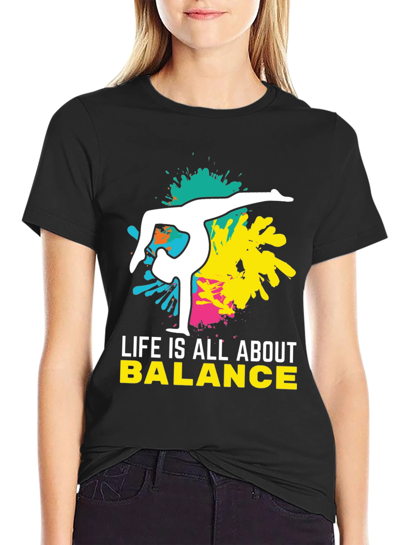 Life Balance Graphic T-Shirt