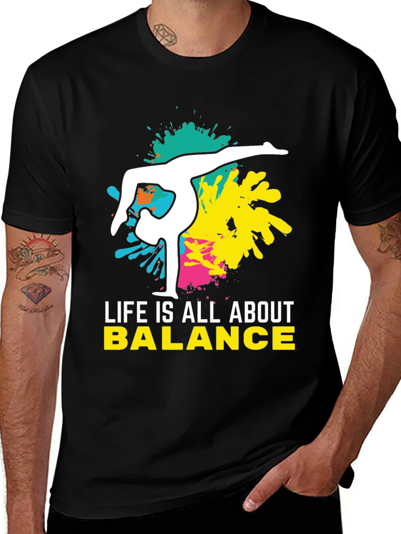 Life Balance Graphic T-Shirt