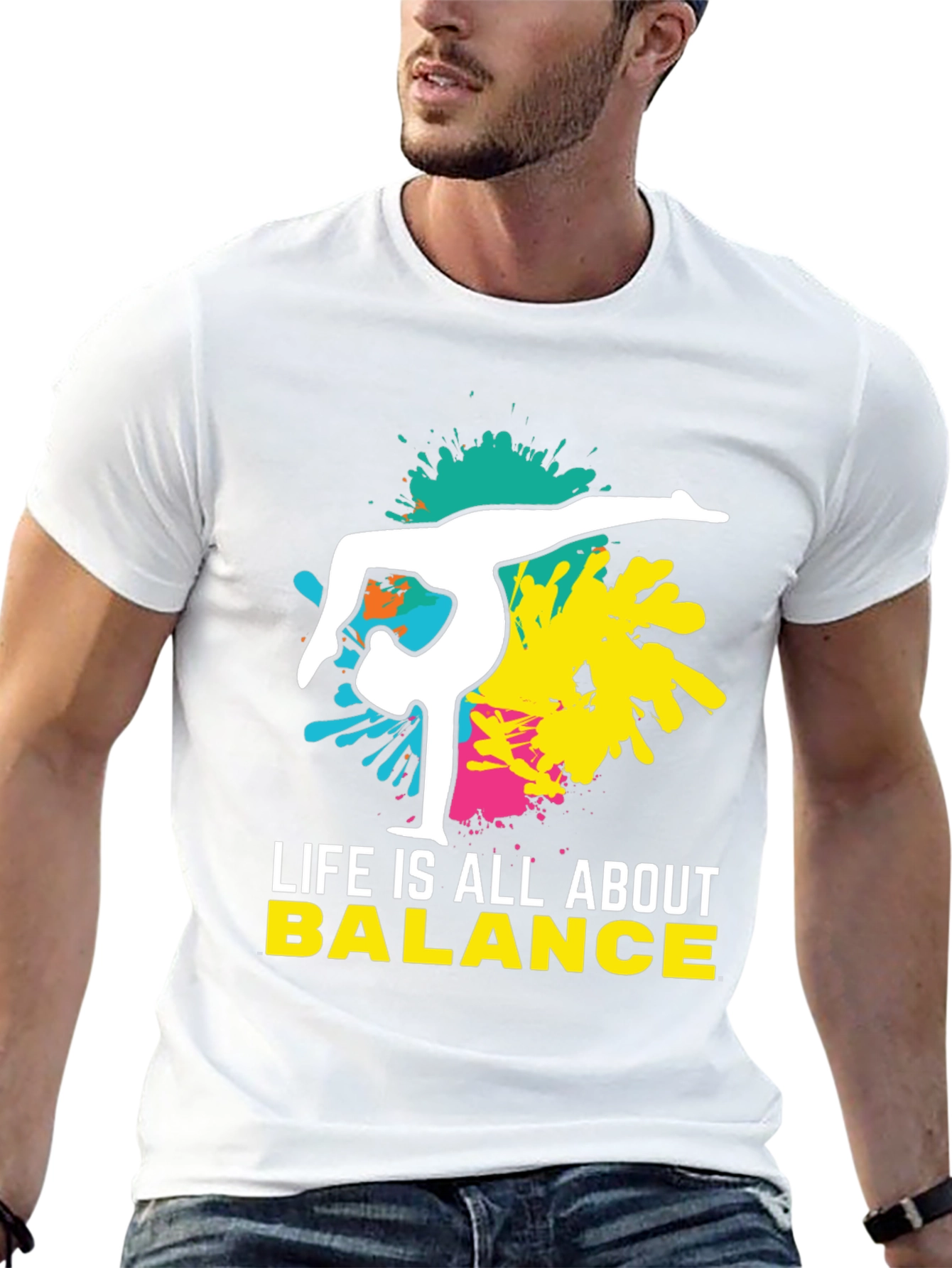 Life Balance Graphic T-Shirt