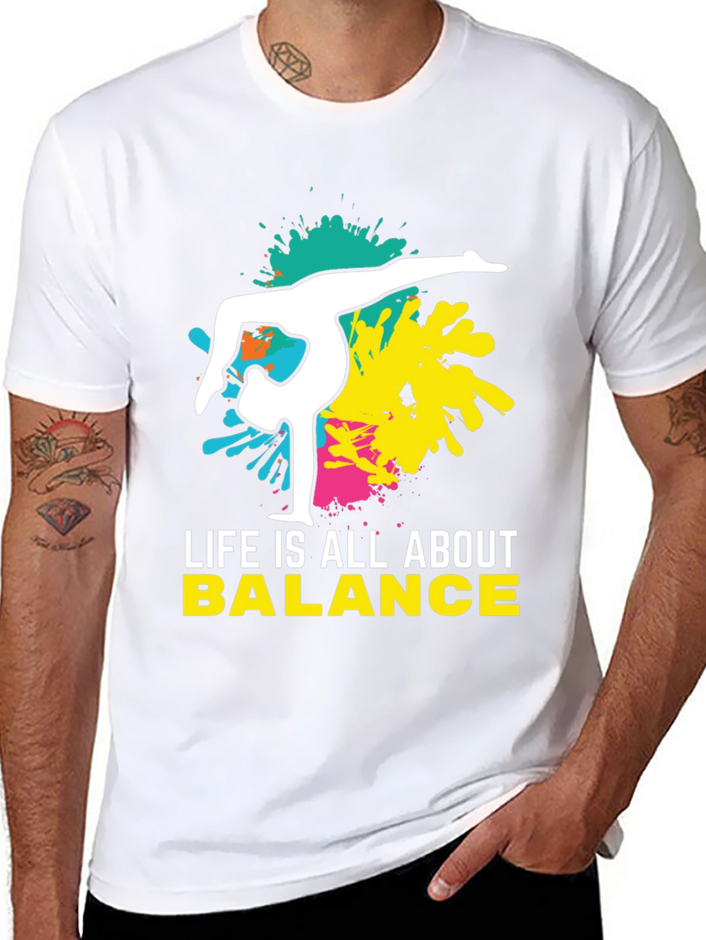Life Balance Graphic T-Shirt