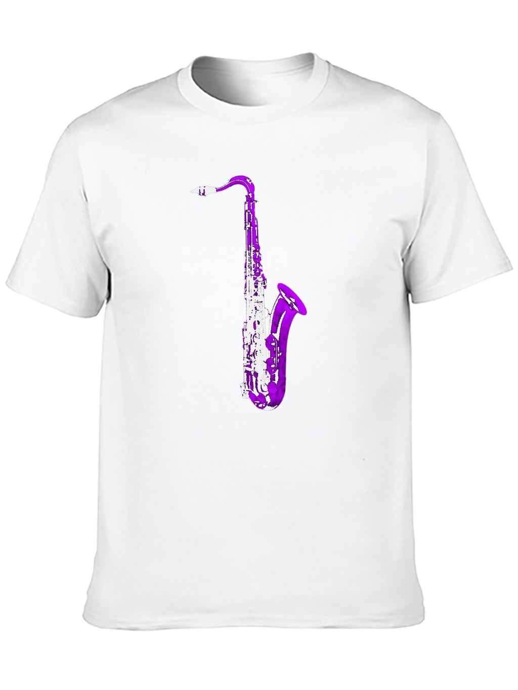 Saxophone Graphic Tee - Cool Music Lover Shirt