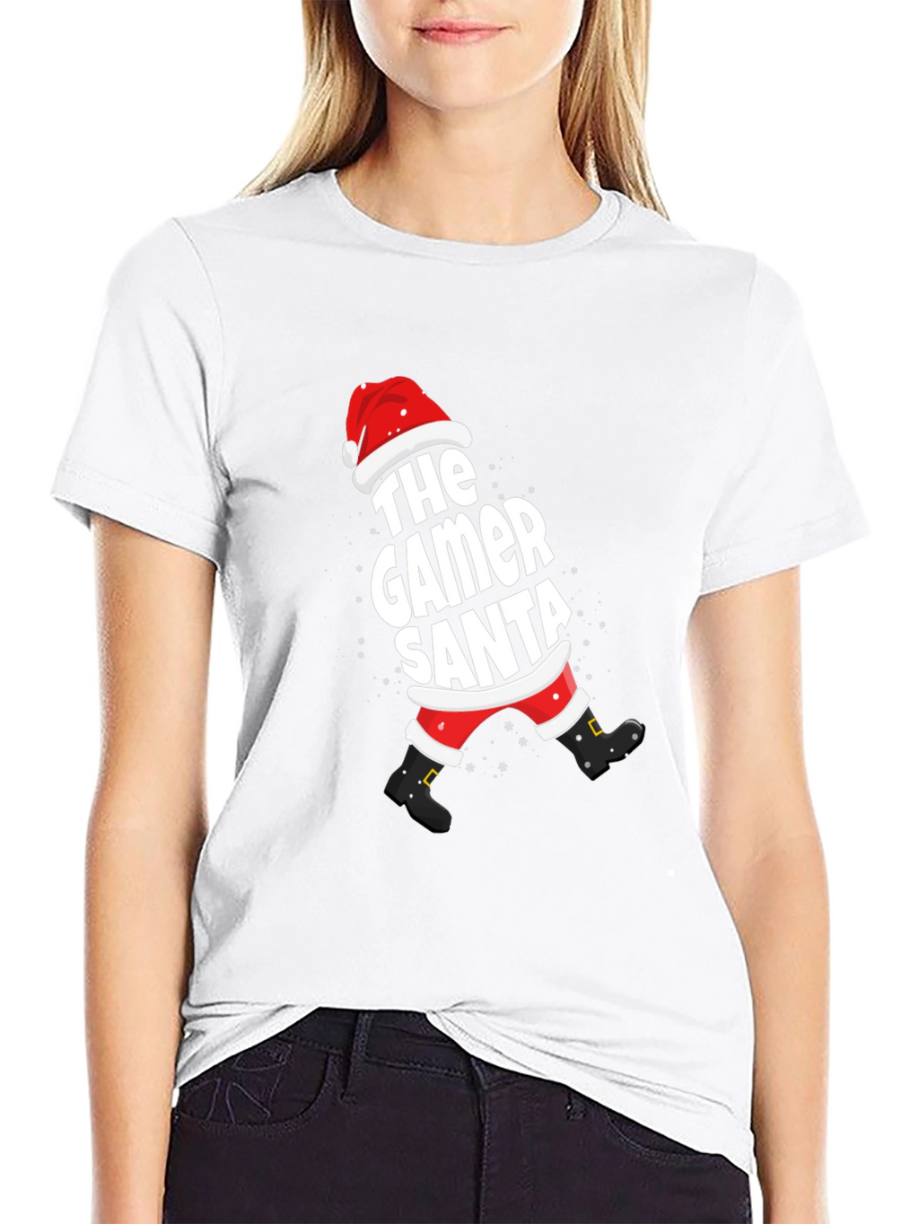 The Gamer Santa T-Shirt - Holiday Festive Tee
