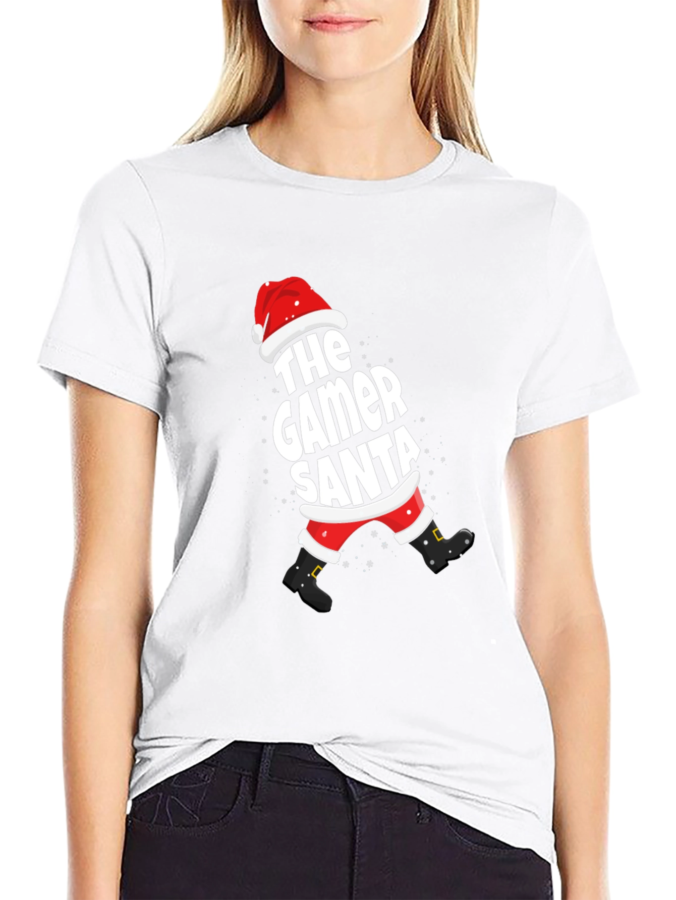 The Gamer Santa T-Shirt - Holiday Festive Tee