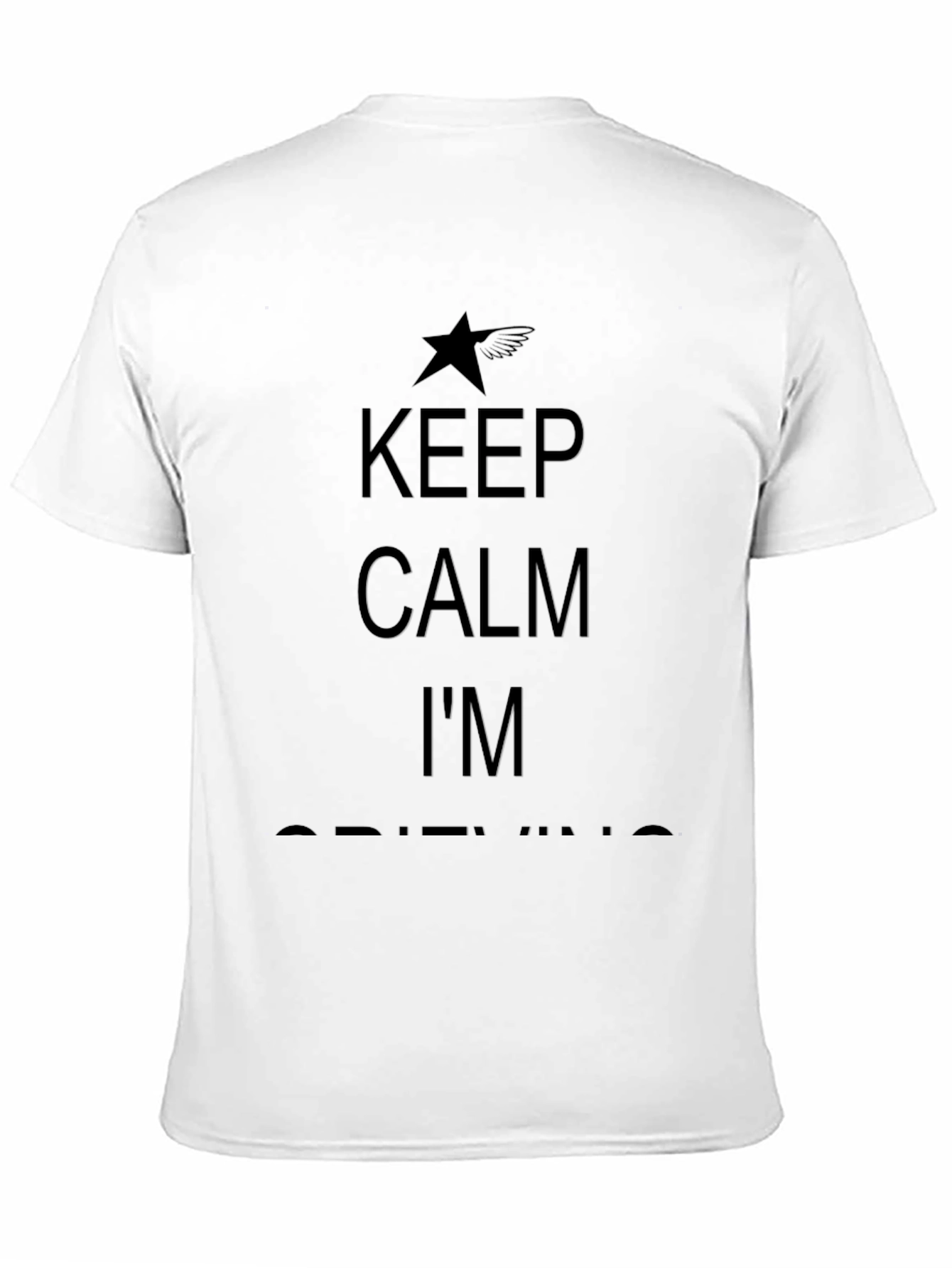 Keep Calm Im Drifting Black T-Shirt
