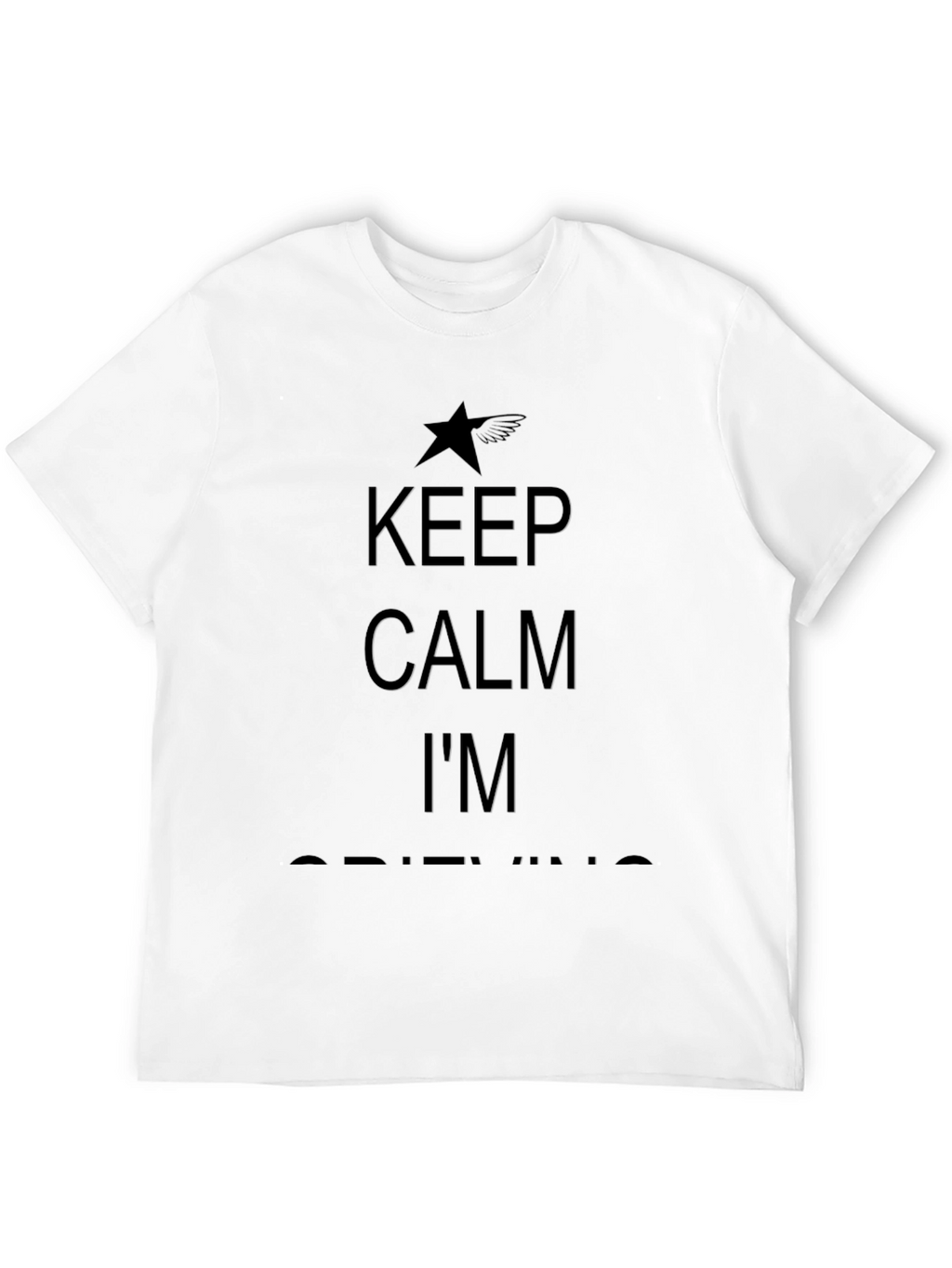 Keep Calm Im Drifting Black T-Shirt