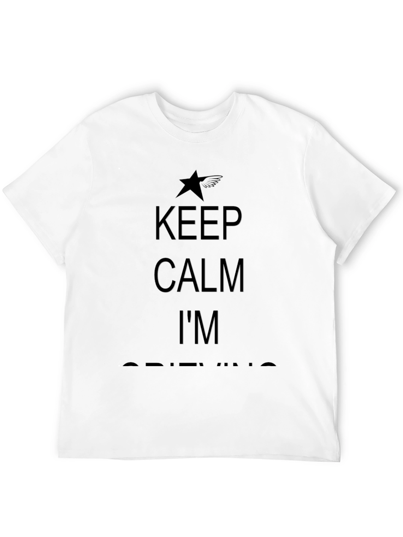 Keep Calm Im Drifting Black T-Shirt