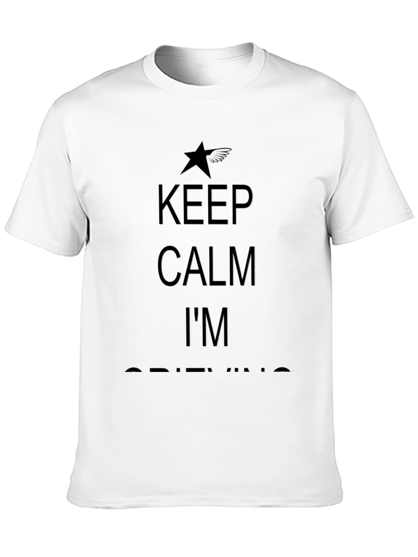 Keep Calm Im Drifting Black T-Shirt