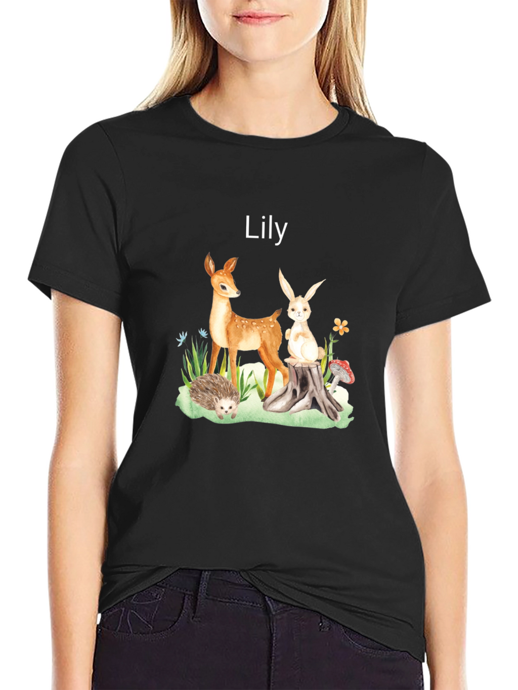 Lilys Forest Friends Graphic Tee