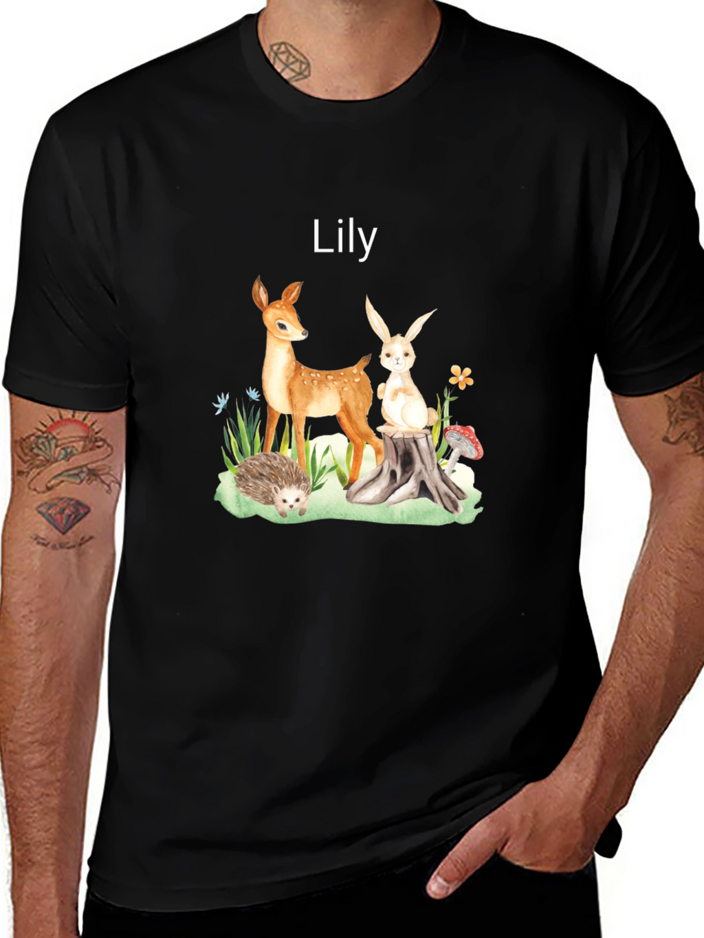 Lilys Forest Friends Graphic Tee