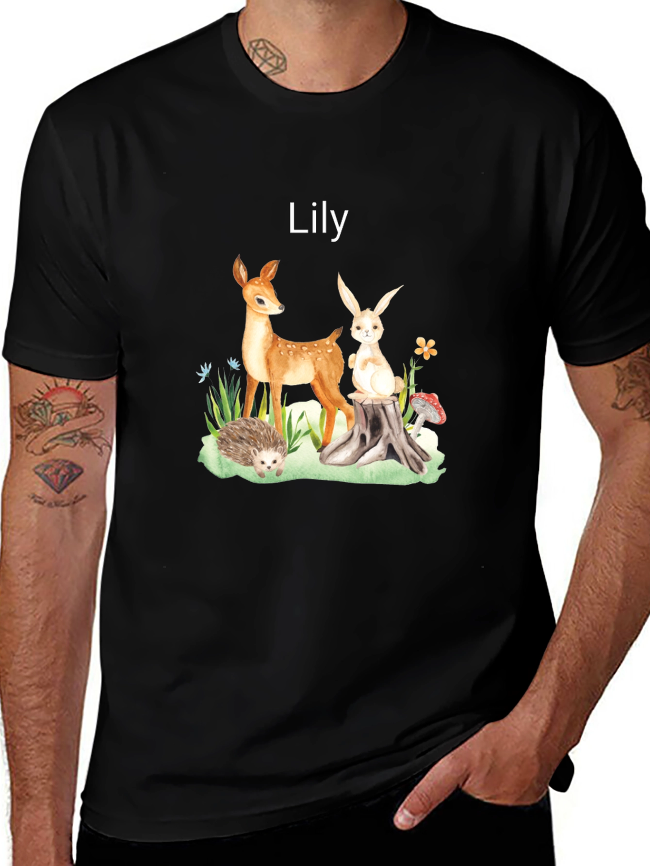 Lilys Forest Friends Graphic Tee