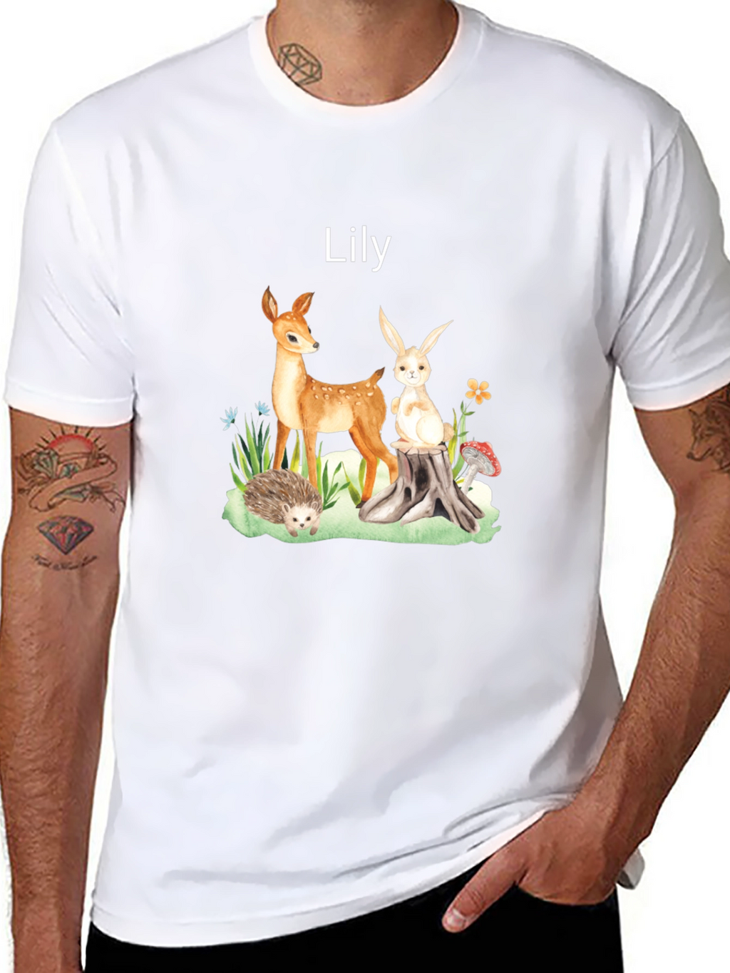 Lilys Forest Friends Graphic Tee