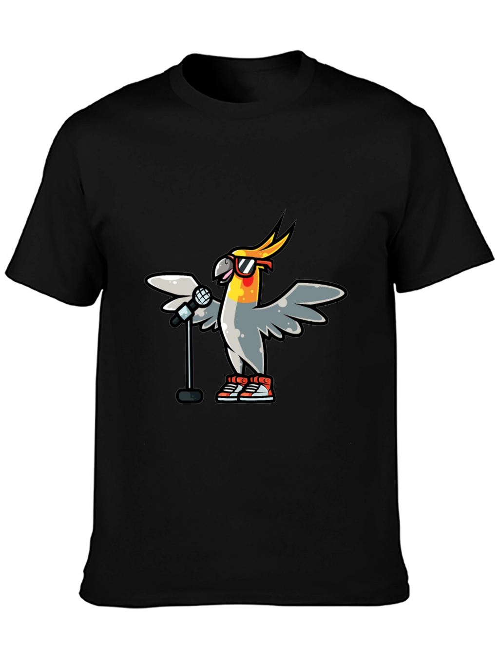 Cool Cockatiel Singer T-Shirt