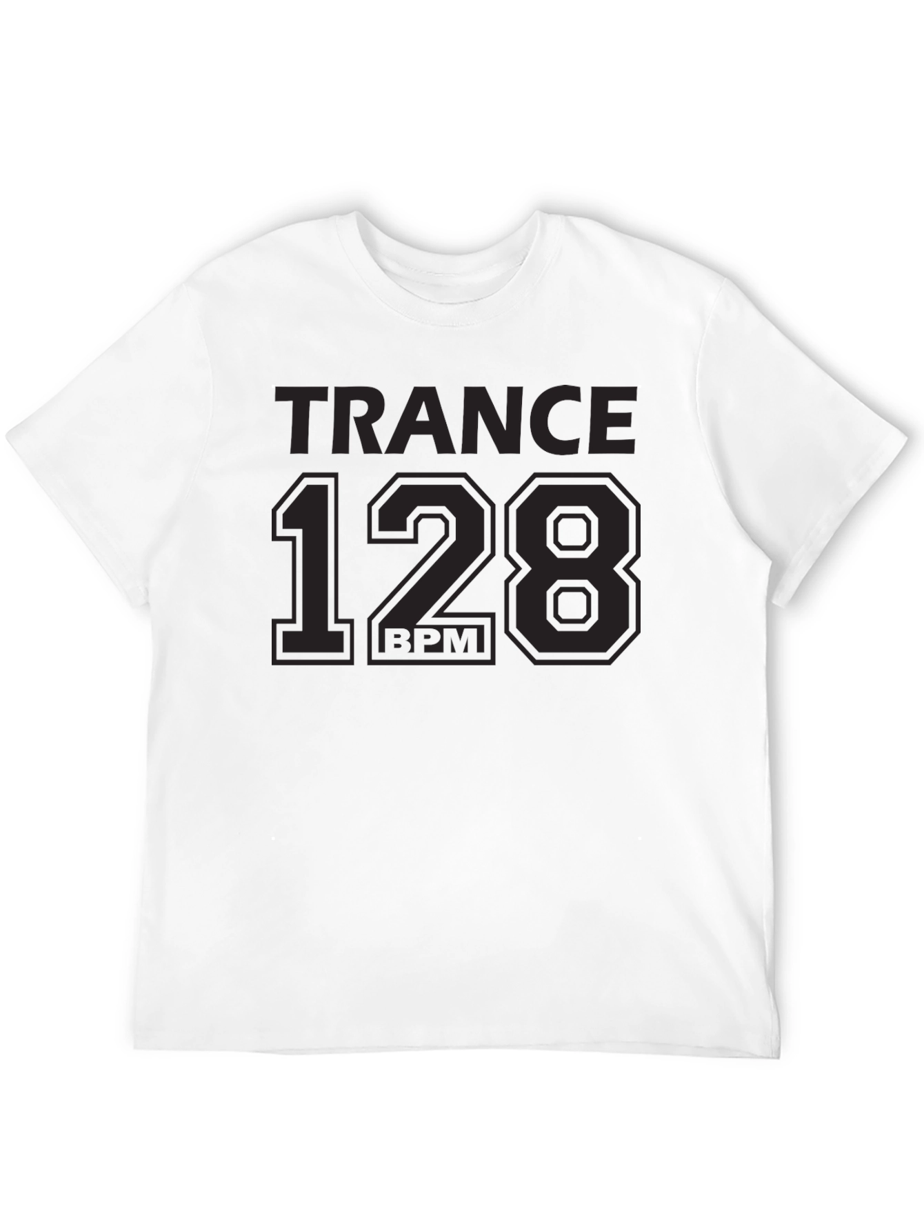 Trance 128 BPM Graphic T-Shirt - Music Lover Tee